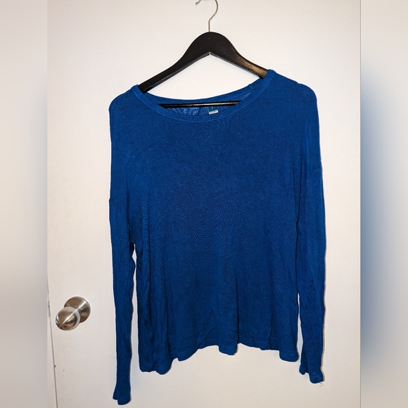 Old Navy Blue Long Sleeve Top - Picture 1 of 2